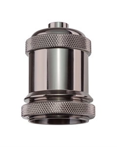 Патрон винтаж е27 черный хром /навигатор 61517 Navigator