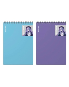 Блокнот на спирали Mangа, А5, 80 листов, клетка Erich krause