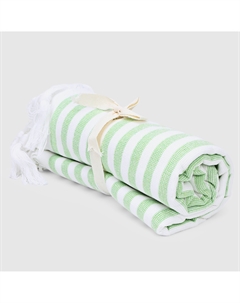 Полотенце stripes зеленый 90х170 см Homelines textiles