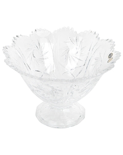 Фруктовница Pinwheel 25,5 см Crystal bohemia