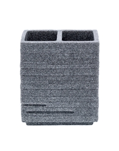 Стакан для зубных щеток Ridder Brick серый 10х6х13 см