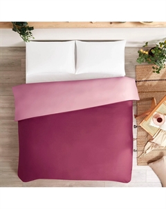 Пододеяльник евро сатин розовый-красный 200x220 см Ozdilek