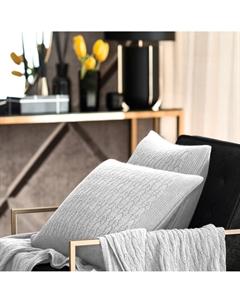 Подушка декоративная Холти серая 45x45 см Togas