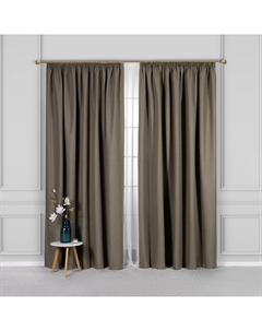 Комплект штор Daily by T Амори светло-коричневые 220х270 см Daily by togas