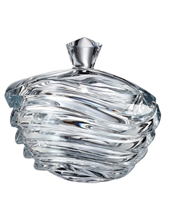 Салатник Wave с крышкой 22 см Crystal bohemia