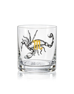 Стакан барлайн гороскоп-скорпион 280 мл Crystalex