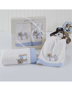 Комплект полотенец Bombino голубых 50х80/70х120 см Sofi de marko