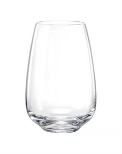 Набор стаканов Жизель без декора 450 мл 6 шт Crystalex