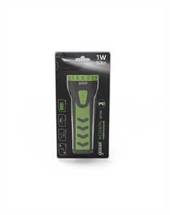 Фонарь ручной GFL101 1W 50lm lead acid 250mAh LED Gauss