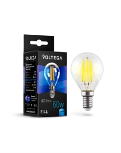 Лампочка Globe Е14 6W 4000К Voltega