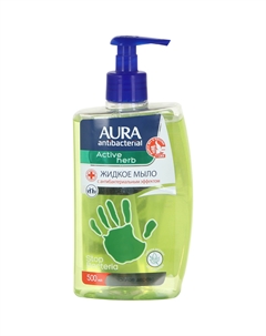 Мыло жидкое с антибактериальным эффектом чайное дерево 500 мл Aura