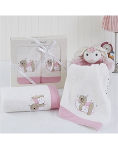 Комплект полотенец Bombino розовых 50х80/70х120 см Sofi de marko