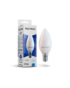 Лампочка Candle E14 7W 4000K Voltega