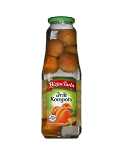 Компот из абрикоса, 1 л Bizim tarla