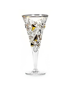 Набор бокалов A.S. glacier вино 6х250 мл хрусталь Bohemia jihlava