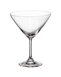 Набор бокалов для мартини Sylvia 280 мл 6 шт Crystalite bohemia