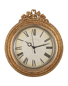 Часы настенные под старину 25х4х29 см Гласар