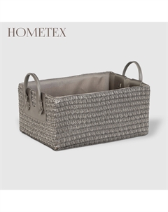 Корзина для хранения графитовая 35х25х16 см Hometex