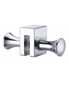 Крючок для душевых уголков квадратный Wasserkraft хром