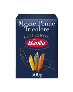 Макаронные изделия Mezze Penne Tricolore 500 г Barilla