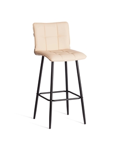 Барный стул Bari/Бари экокожа, бежевый, 45х56х110 см Tc