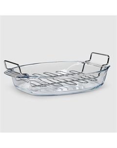 Форма для запекания овальная с решеткой 4 л, 38x27 см. Pyrex
