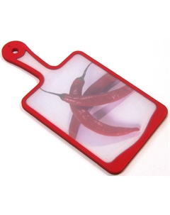 Доска разделочная Flutto 35х18 см чили Atlantis