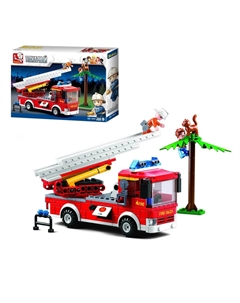 Конструктор пожарная машина (M38-B0625) Sluban