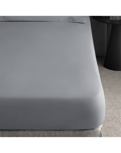 Простыня на резинке Роял серо-лиловый 200х200+45 см Togas