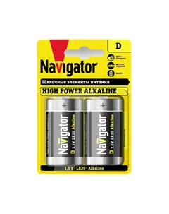 Батарейки NBT-NE-LR20-BP2 Navigator