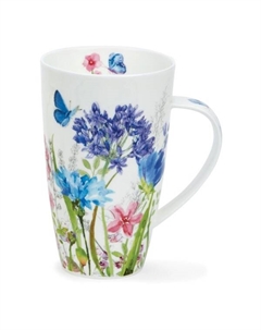 Кружка Полевые цветы голубые 600 мл Dunoon
