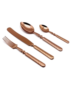 Набор столовых приборов  Sobor Copper PVD 6 персон 24 предмета Herdmar