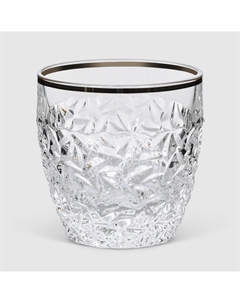 Набор стаканов для виски Nicolette платина 350 мл 6 шт Bohemia jihlava