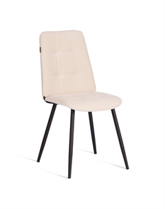 Стул флок молочный 47х54х86 см Tc