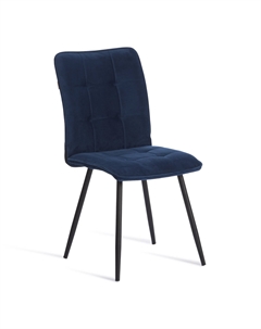 Стул Bari велюровый синий 46х55х89 см Tc