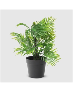 Растение искусственное в кашпо 10х10х32 см Dekor pap