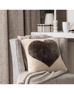 Подушка декоративная Мюнье коричневая 40х40 см Togas