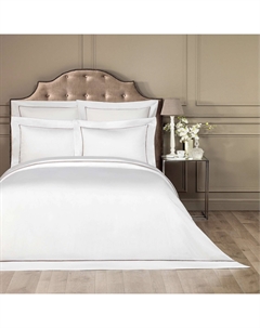 Комплект наволочек Плаза белый с коричневым 70х70 см (30.08.38.0069) Togas