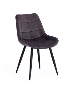 Стул Abruzzo 42x60x84x49 см серый вельвет Tc