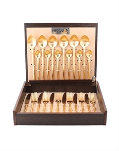 Набор столовых приборов  Desire old gold 6 персон 24 предмета Herdmar