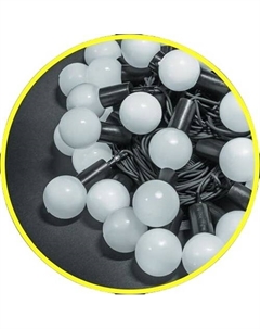 Электрогирлянда уличная Шарики 	NGF-B02-70CW-10-8m-230-BL-IP44, белый Navigator