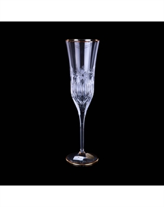 Набор бокалов для шампанского Cut Gold 6 шт Precious