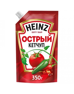 Кетчуп Острый, 350 г Heinz