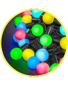 Электрогирлянда уличная Шарики 	NGF-B02-70RGB-10-8m-230-BL-IP44, RGB Navigator