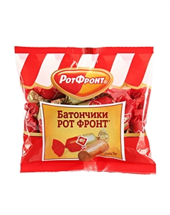 Конфеты Батончики 250 г Рот фронт