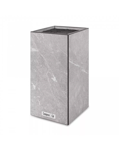 Подставка для кухонных ножей светлый мрамор 11x11x24см Composeeat