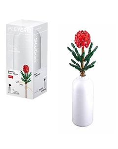 Конструктор роза в вазе (M38-B1101-08) Sluban