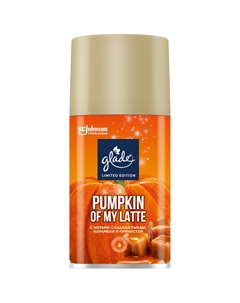 Освежитель воздуха Pumpkin Of my Latte, сменный баллон, 269 мл Glade