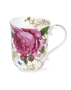 Кружка Винтажный пион 330 мл Dunoon