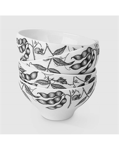 Набор салатников Олив маркет Горох 12 см 4 шт Hankook